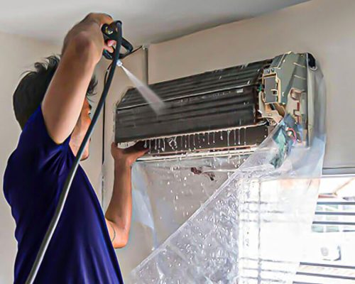 AC cleaning
